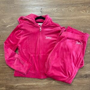 Juicy Couture hot pink track suit